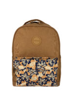 Sac à dos Camel et pochette fleurie