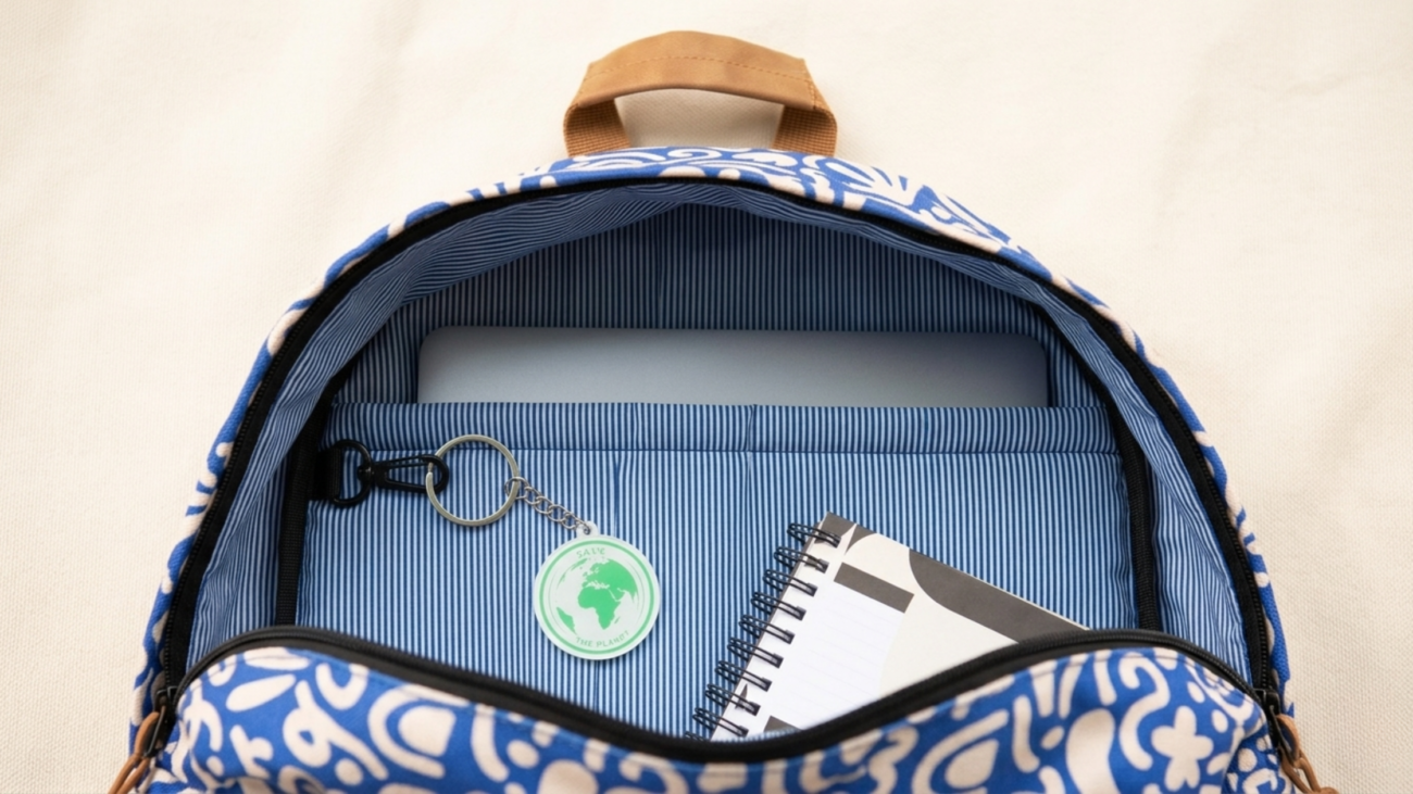 Détail du sac à dos EASYOU pour un mode de vie urbain responsable en 2026